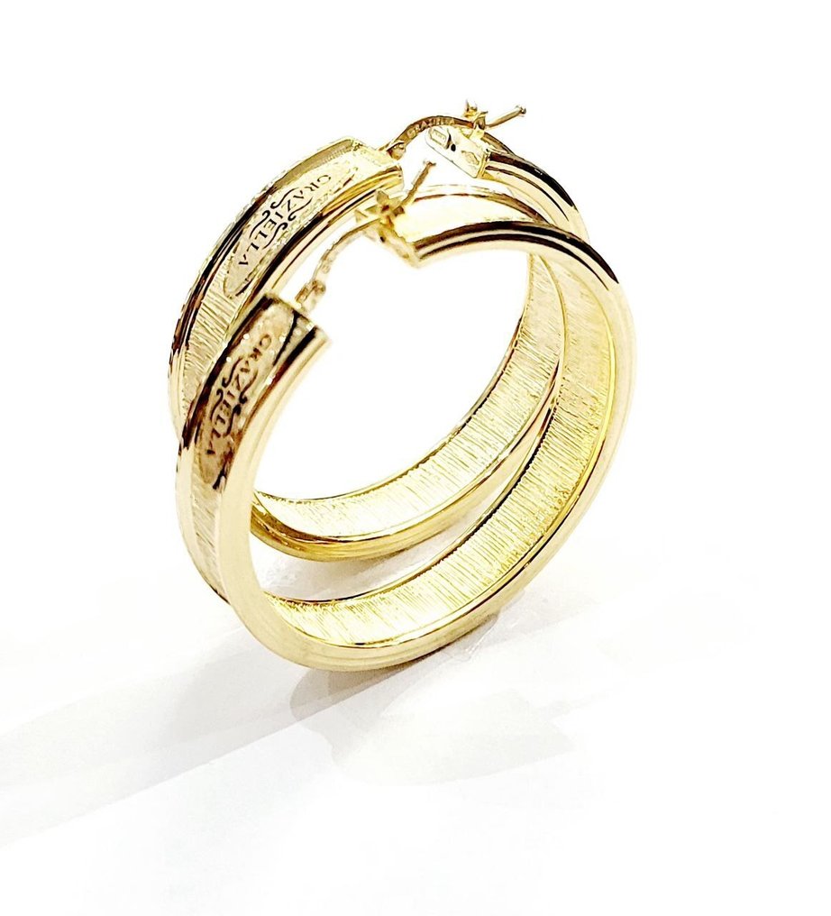 Graziella - Σκουλαρίκια - 18 καράτια Κίτρινο χρυσό - Κατασκευασμένο στην Ιταλία #3.2