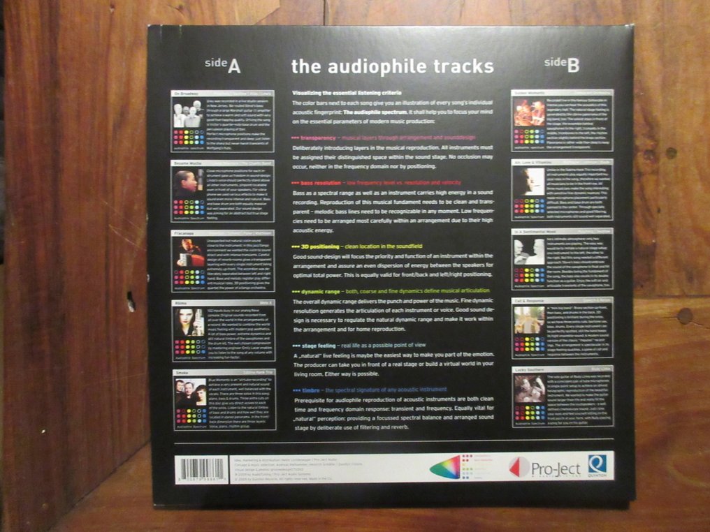 Various - The Audiophile Spectrum - LP - 2009 #1.0