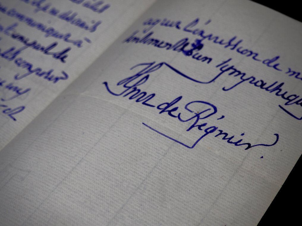 Henri DE REGNIER - lettre autographe signée - Les jeux rustiques et divins - 1900 #4.3