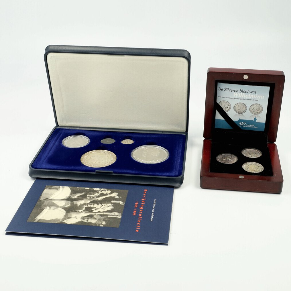 Hollandia. 1907/1970 - "Bevrijdingsset + De Bloei van Wilhelmina" (2 stuks) (Nincs minimálár) #1.0