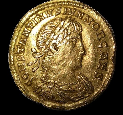 Roman Empire. Constantine II (AD 337-340). Solidus Roma #1.0