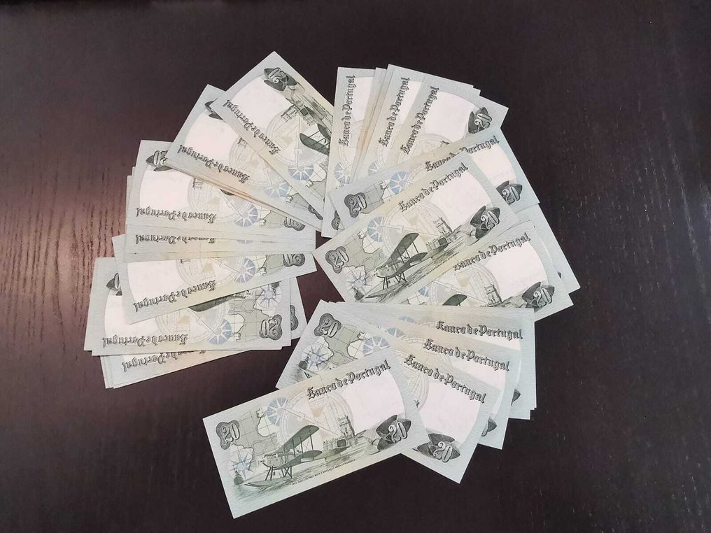 Portugal. - 46 x 20 Escudos - 1978 - Pick 176  (No reserve price) #3.2