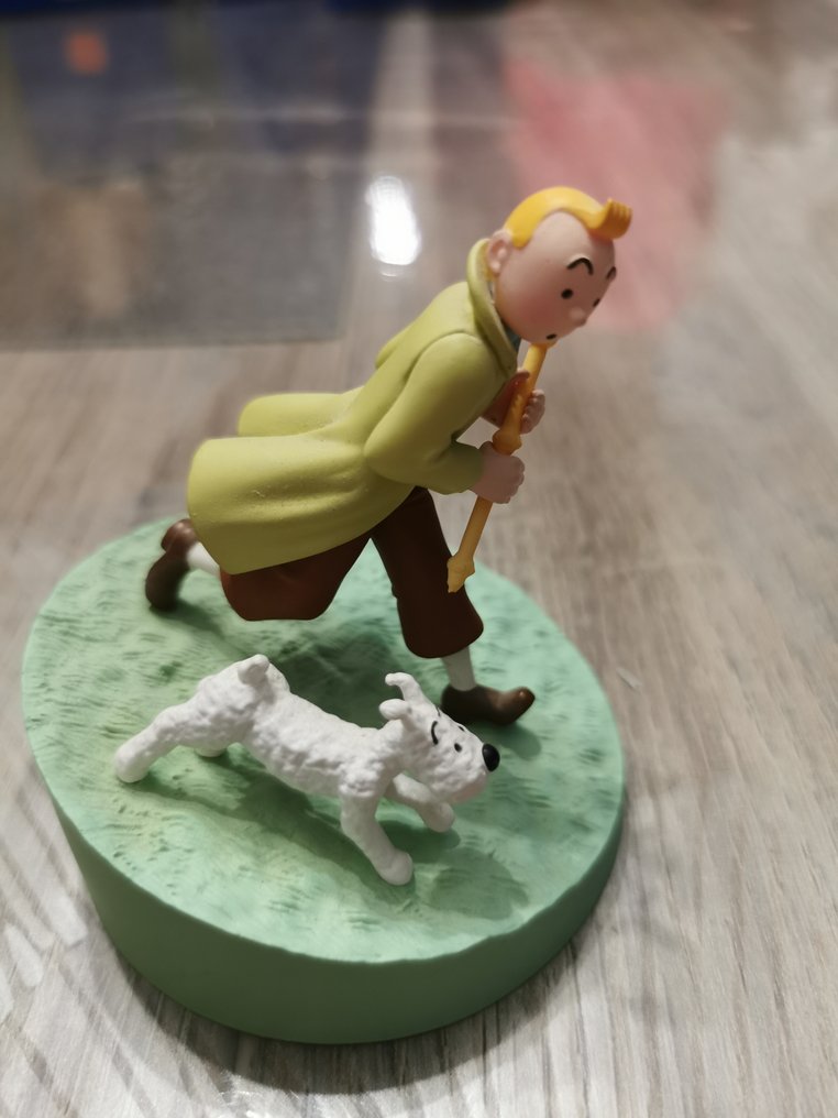 Diorama Moulinsart - Le sceptre - Statuette - Plast #3.2