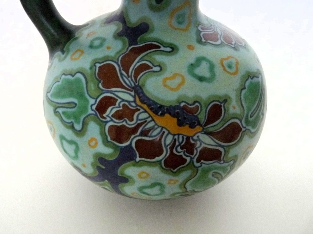 Regina Kunstaardewerkfabriek - Gouke Bonsel - Βάζο - 56 - Πήλινο - Σπάνιο σκηνικό Capri #3.2