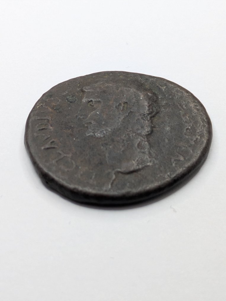 Roman Empire. Claudius (AD 41-54). As Roma - Minerva  (No reserve price) #2.1