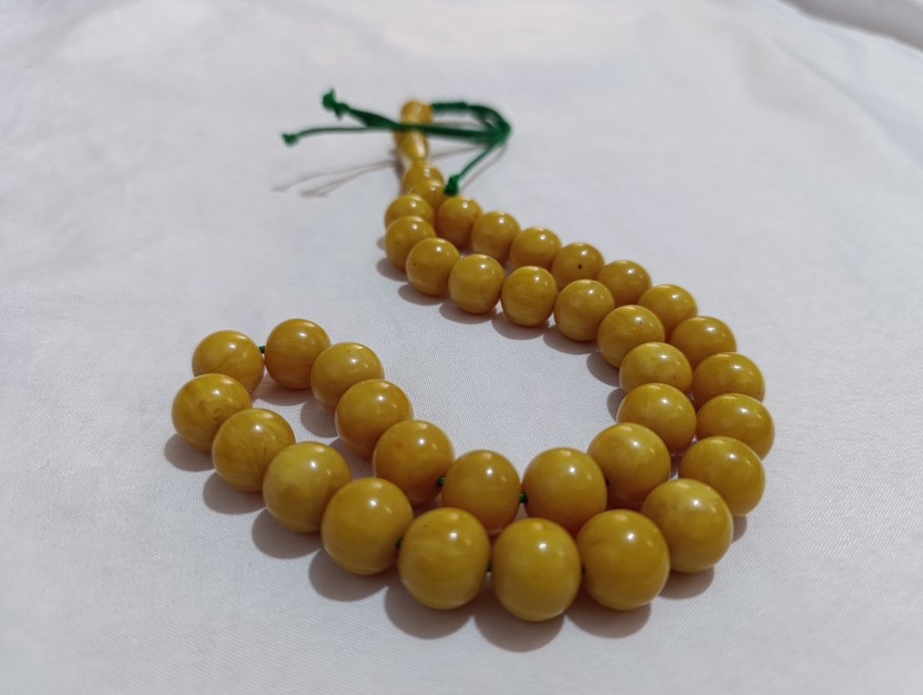  Ροζάριο - Κεχριμπάρι - 1970-1980 - Σπάνια Κομποσκοίνια Προσευχής  #4.3