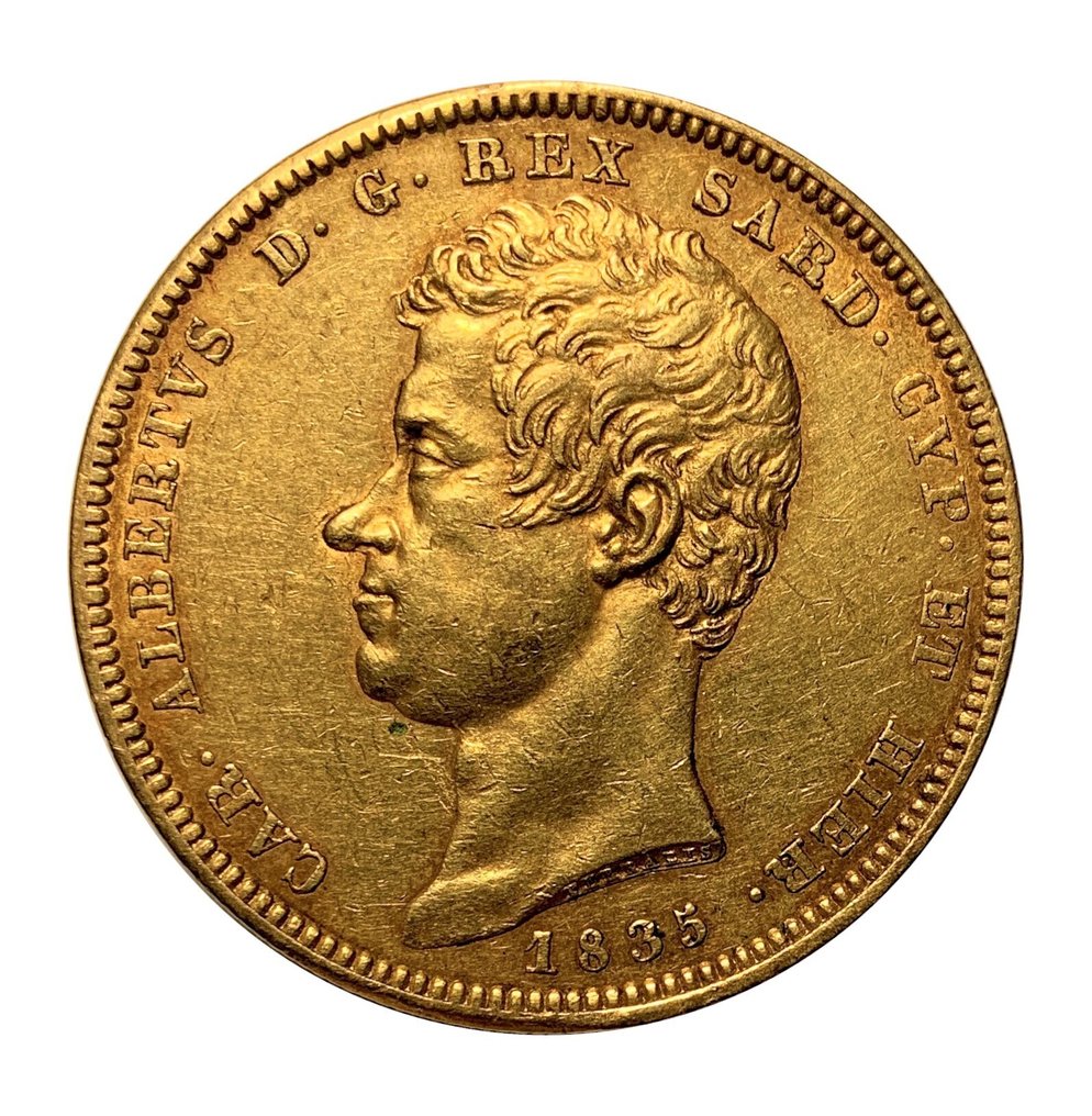 Włochy. Carlo Alberto. L. 100 1835 #1.0