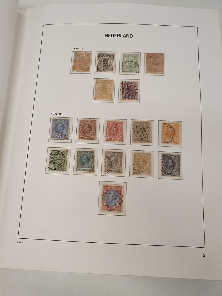 Olanda 1852/2001 - Colecție bine aprovizionată în 13 albume și cărți de inventar #3.2