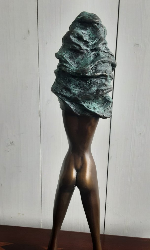 Nick - Nick - Statua, Naakte vrouw - 36 cm - Bronzo #2.1