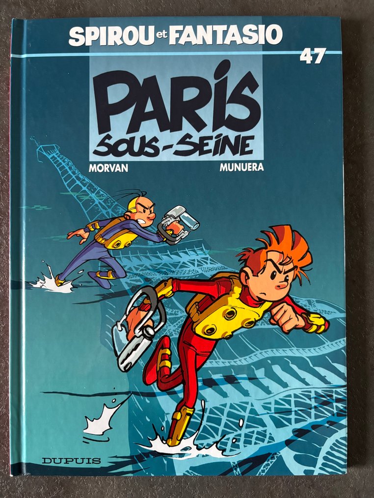 Spirou et Fantasio T47 - Paris Sous Seine + dédicace - C - 1 Album - First edition - 2004 #1.0