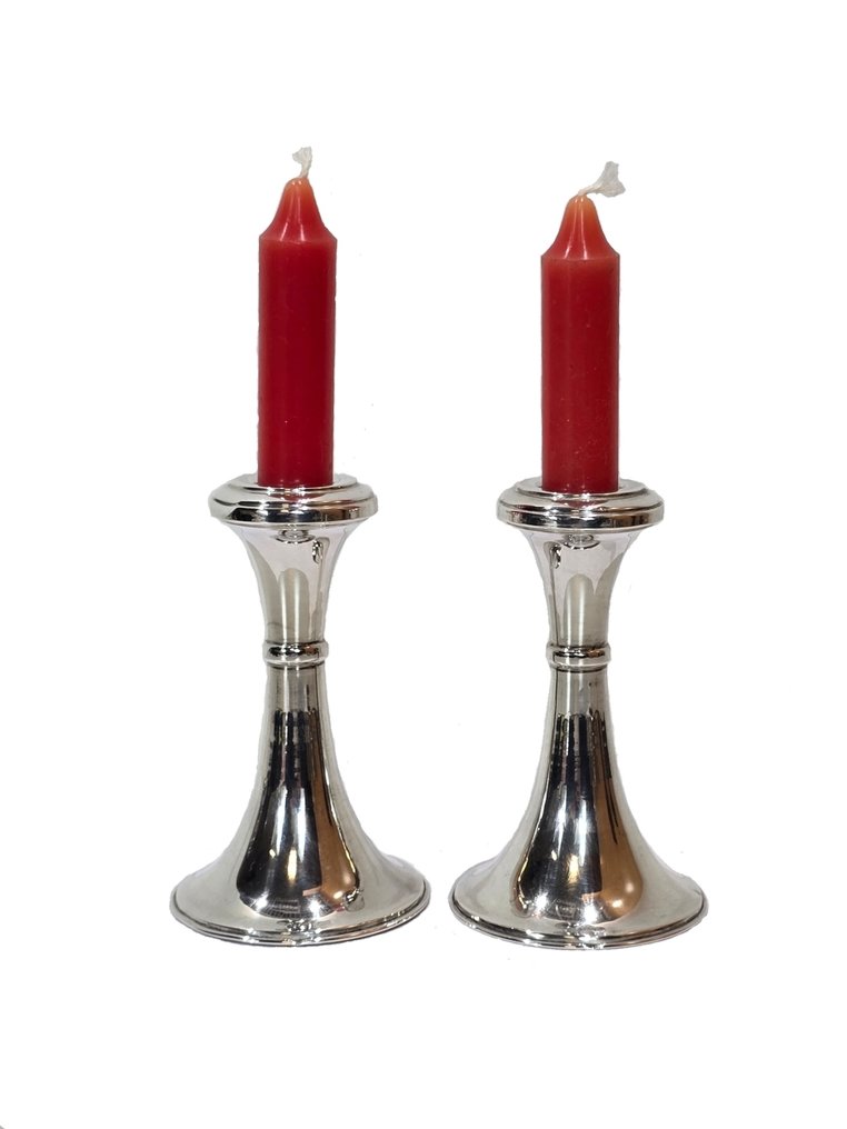 Piano Set - Candlestick (2) - .925 silver #1.0