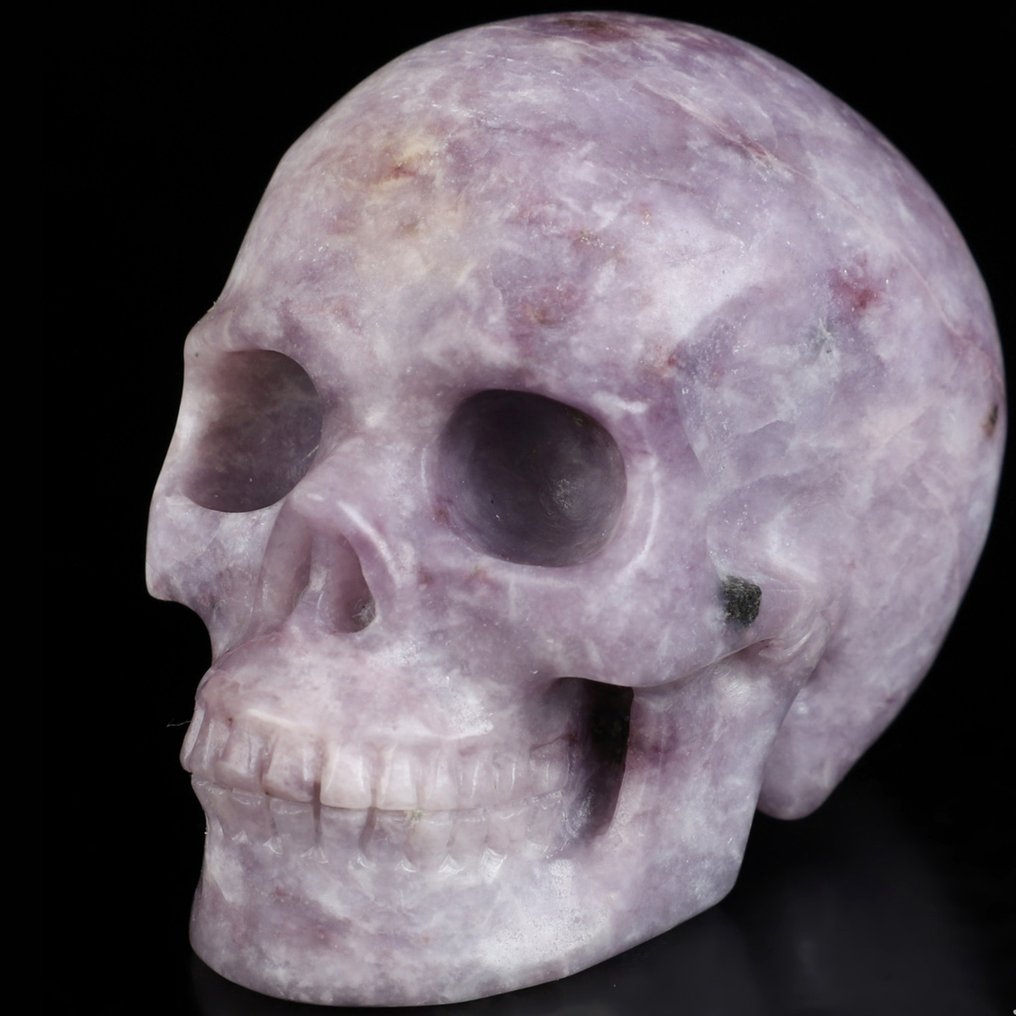 Teschio di Lepidolite da 296 g – La dolce custode 7,6 x 5,0 x 5,7 cm Teschio- 296 g #2.1