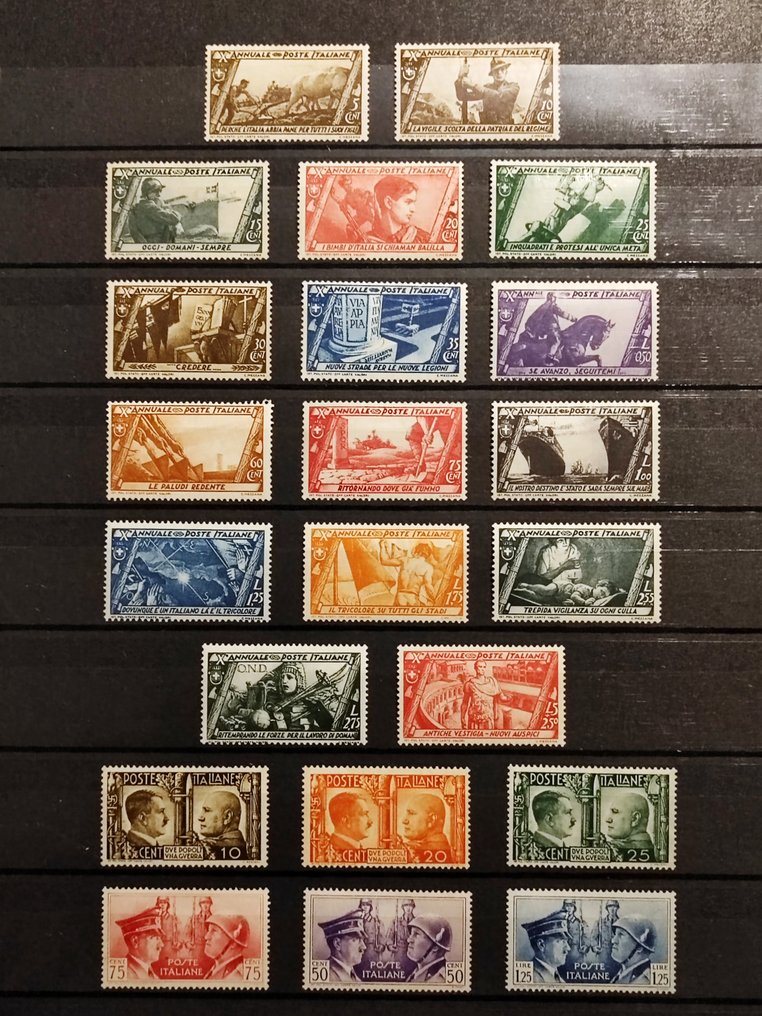 意大利 1932/1945 - 意大利法西斯与二战时期问题，德国兄弟会，罗马进军纪念日，总理 #1.0