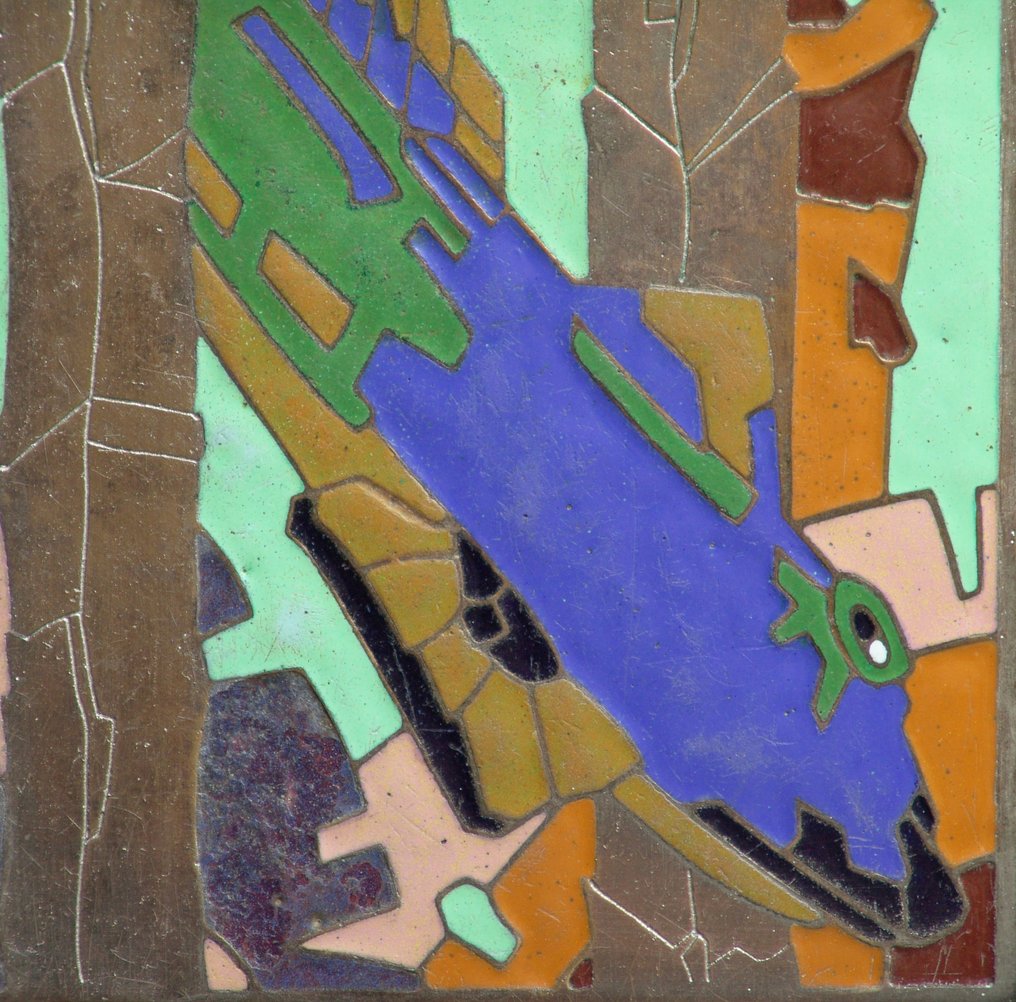 墙面装饰 - 法国 - Art Deco——海草中的鱼 #4.3