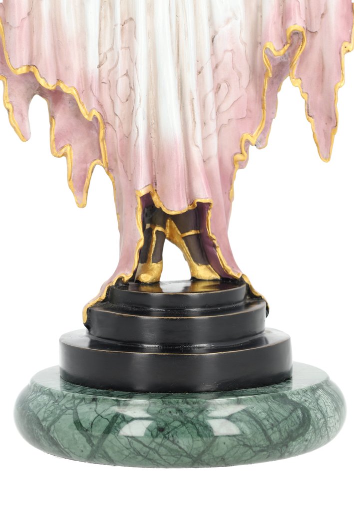 雕刻, Art deco - 45 cm - 青銅色, 大理石 #3.2