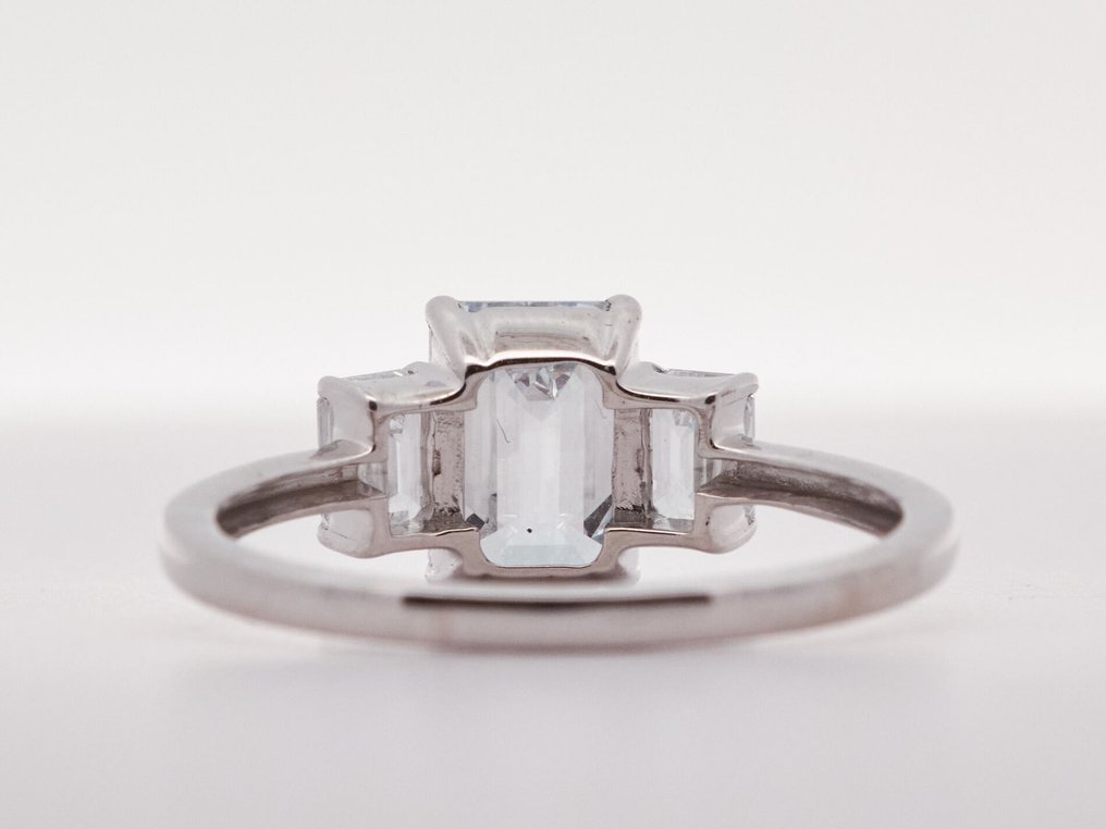 Zonder minimumprijs - Ring - 14 karaat Witgoud -  2.02ct. tw. Diamant (Lab-grown) - Diamant #3.2