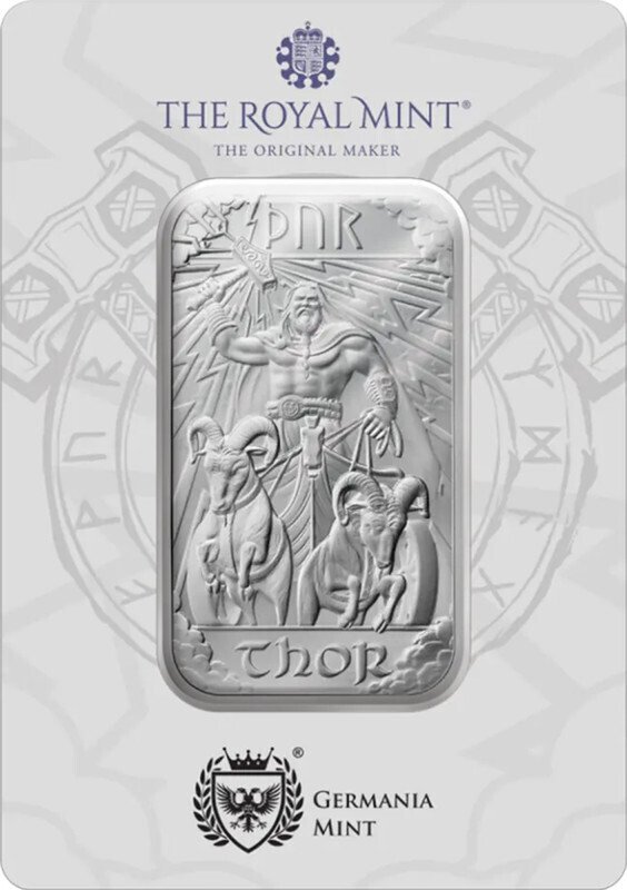 1 Troy Ounce - Silver .999 - Thor Royal Mint - 31,10 gram - fine silver - Sealed & with certificate (No reserve price) #2.1