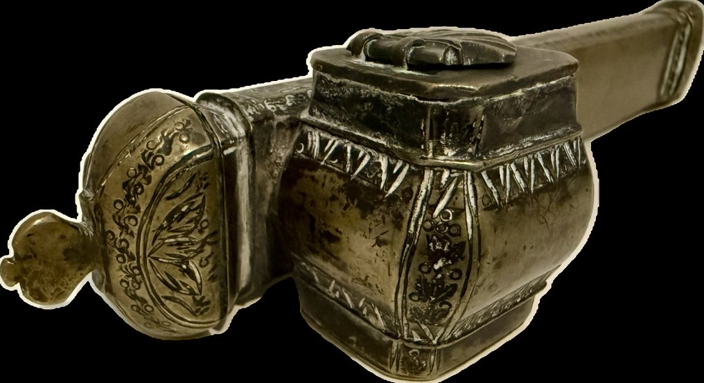 Divit Encrier οθωμανικού τύπου, χρονολογίας 1869 (χωρίς ελάχιστη τιμή) - Μπρούντζος - Τουρκία - Τέλη Οθωμανικής περιόδου #1.0