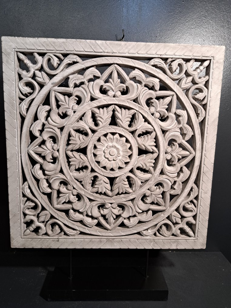 Statua, Verbluffend raamscherm - 49.5 cm - Legno #3.2