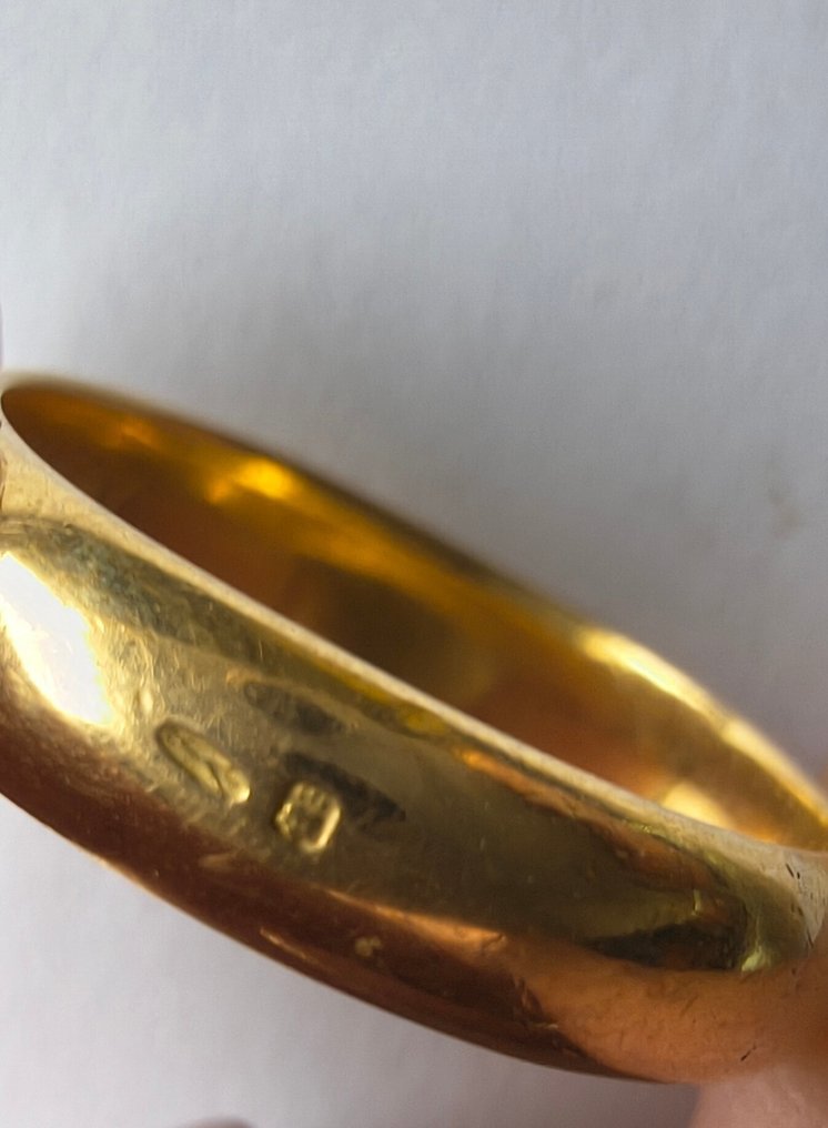 Esküvői gyűrű - 18 kt. Sárga arany #1.0