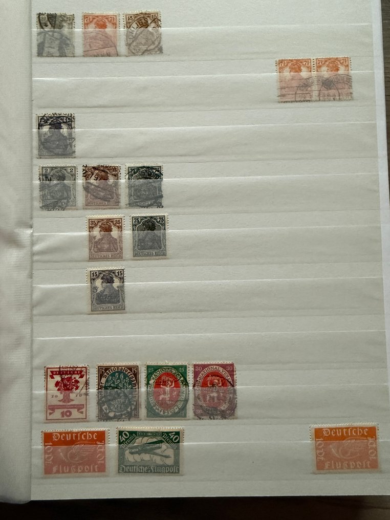 德意志帝國 1872/1945 - 收藏在一本库存簿 #2.1