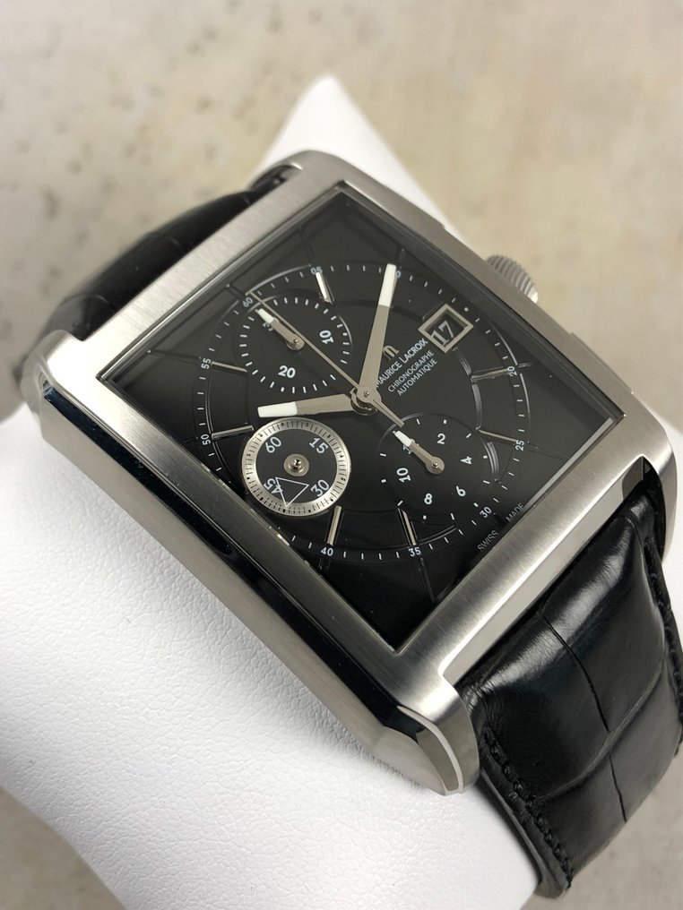 Maurice Lacroix - Pontos Rectangulaire Chronograph Automatic - PT6197.SS001.330 - Hombre - 2010-2020 #3.2