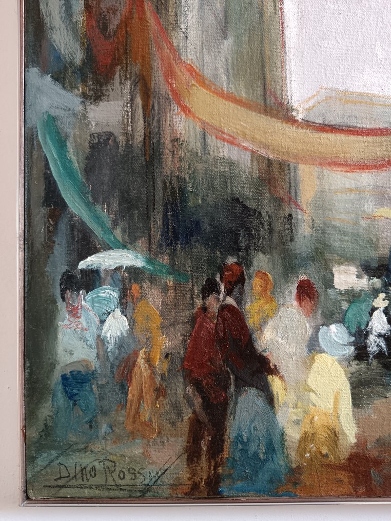 Dino Rossi (1904-1982) - Scorcio di città #3.2