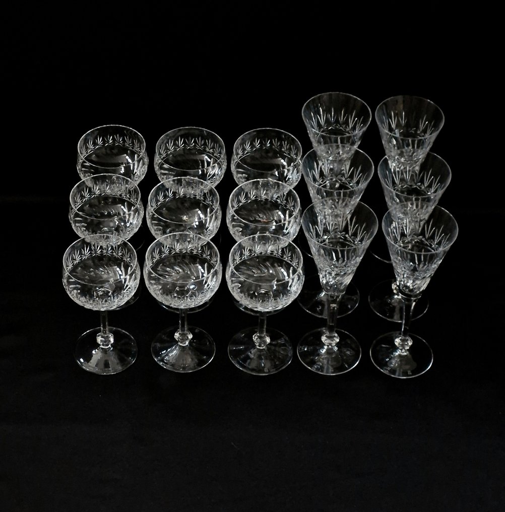 Spiegelau - 饮具 (15) - Treveris - 水晶 - 6瓶香槟 + 9瓶葡萄酒 #1.0