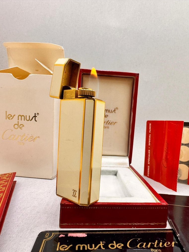 Cartier - Lighter - Gold-plated, Lacquer #2.1
