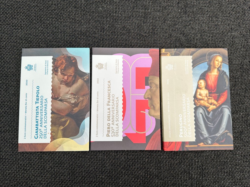 Σαν Μαρίνο. 2 Euro 2020/2023 (3 stuks)  (χωρίς τιμή ασφαλείας) #1.0