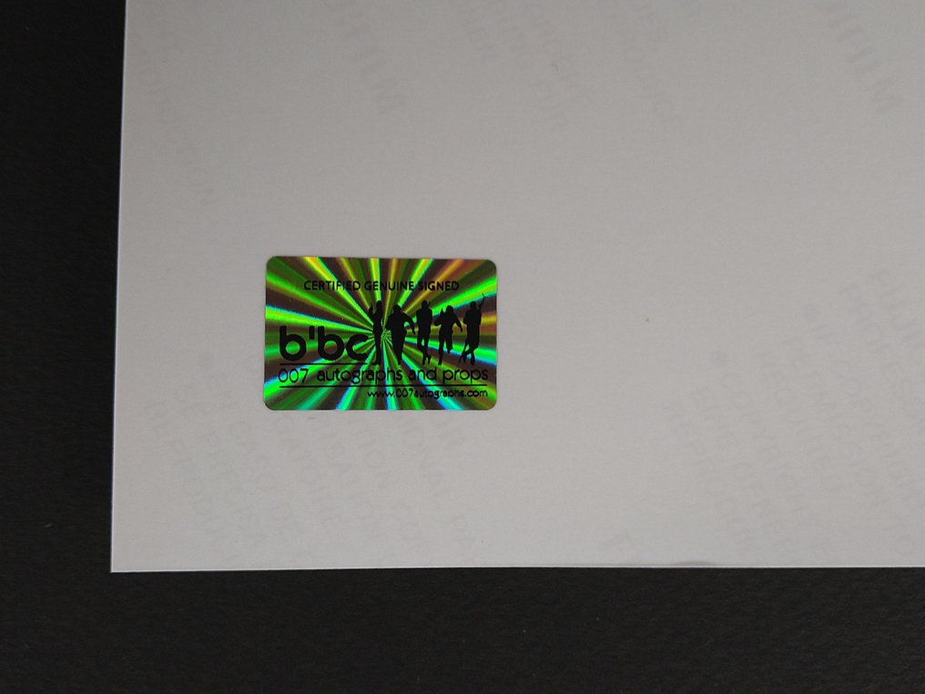 James Bond 007: Moonraker - Michael Lonsdale (+) "Hugo Drax" - Autograph, Photo with COA #3.2