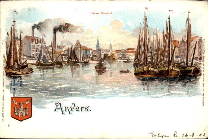 Βέλγιο - Ανβέρπ Πόλη - Καρτ-ποστάλ (132) - 1900-1950 #1.0