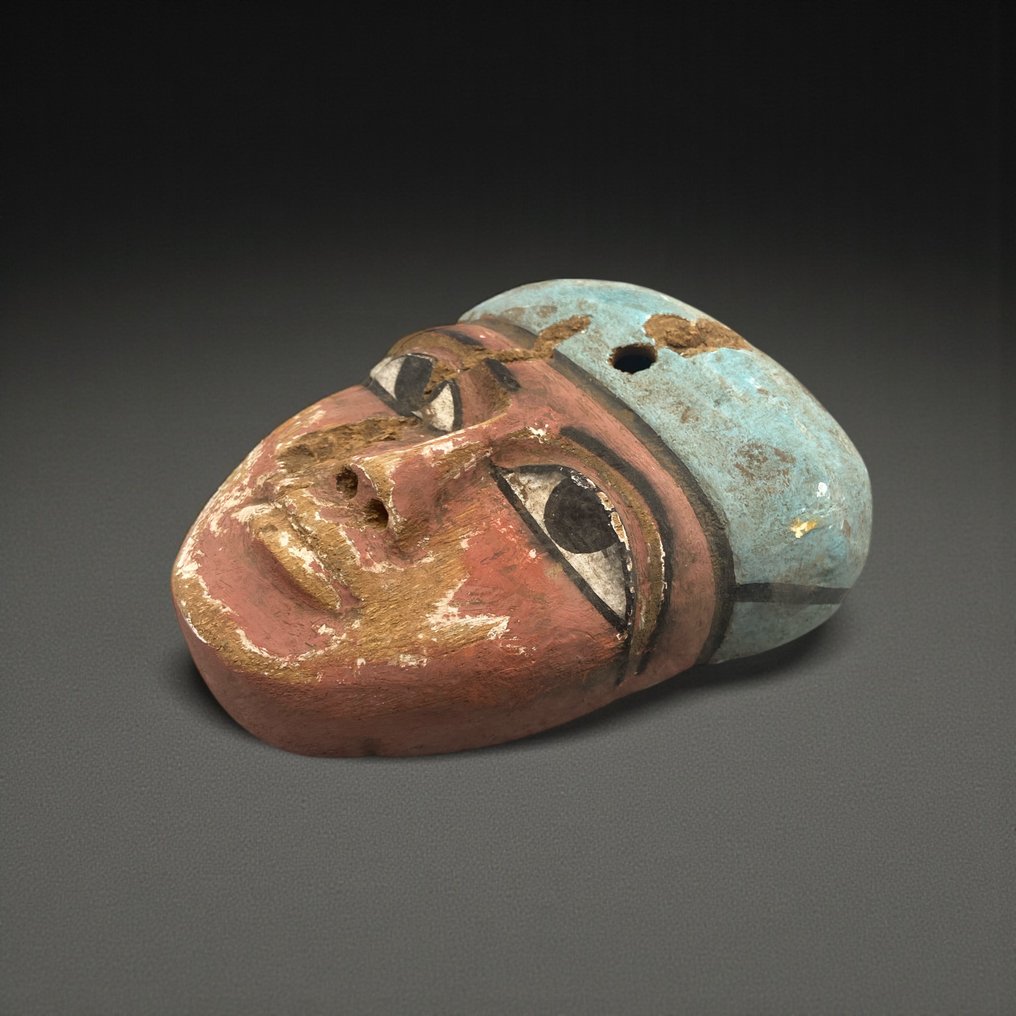 Αντίγραφο της αρχαίας αιγυπτιακής Ξύλινη ταφική μάσκα  (χωρίς τιμή ασφαλείας) #1.0