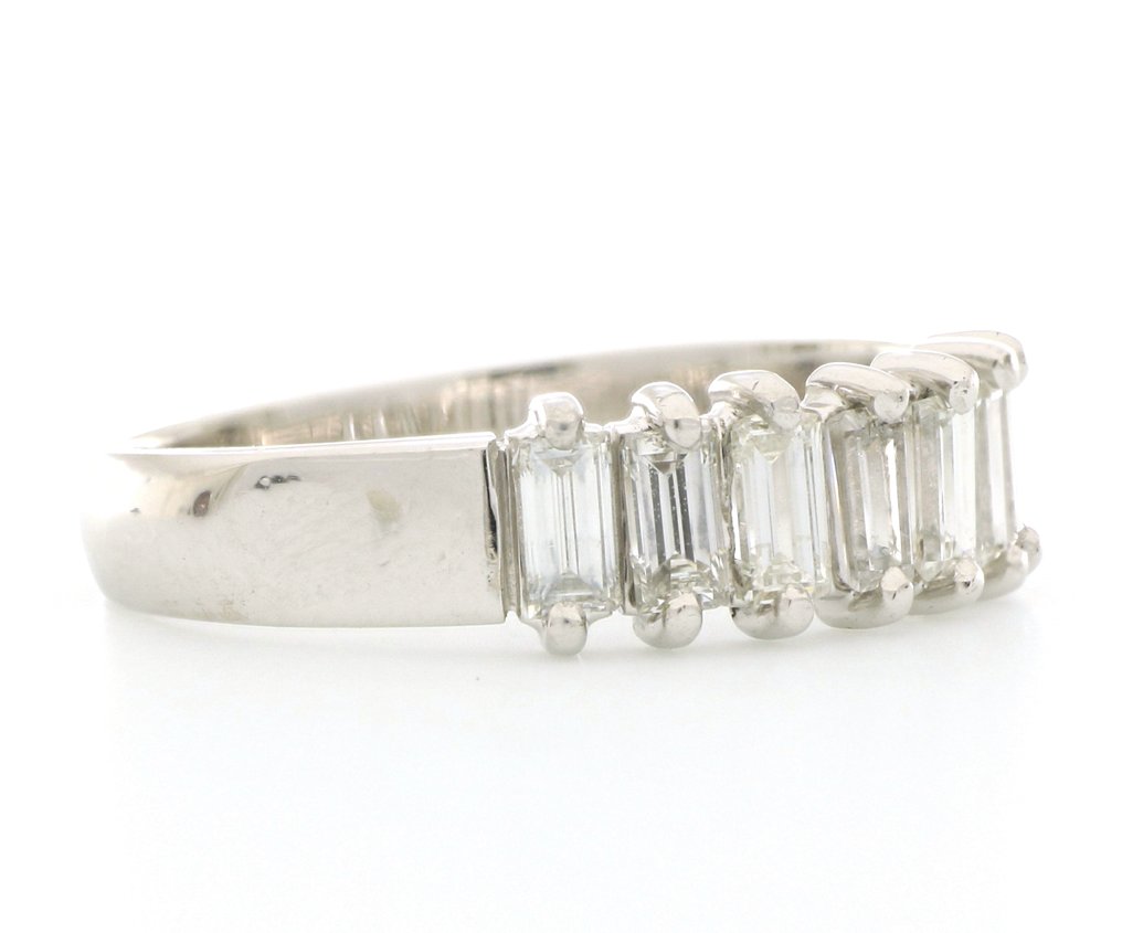 沒有保留價 - 戒指 - 18 克拉 白金 -  1.05ct. tw. 鉆石 (天然)  #2.1