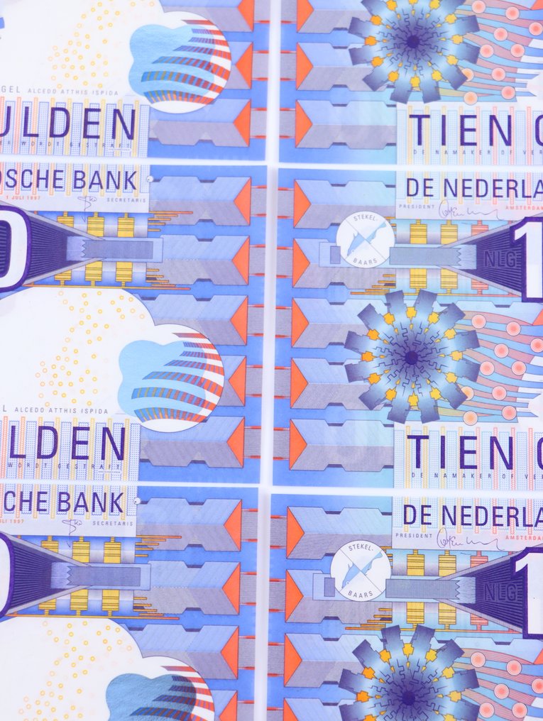 Nederland. - 10 x 10 Gulden - 1997 IJsvogel - Pick 99 (Zonder minimumprijs) #1.0