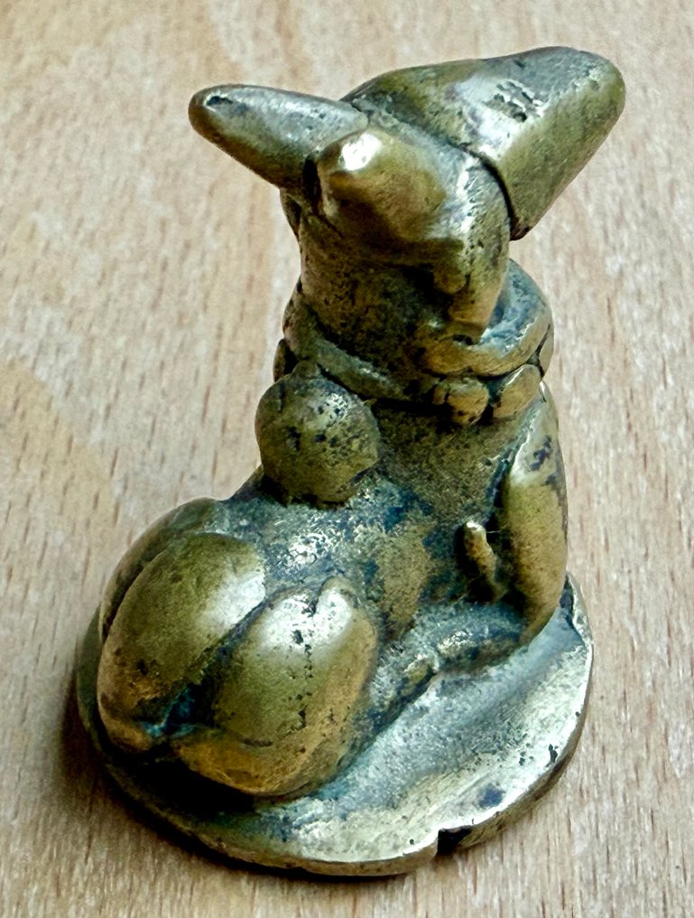 Figura del tempio Nandi in ottone indiano del secolo. - Ottone - India - XVIII-XIX secolo #3.2