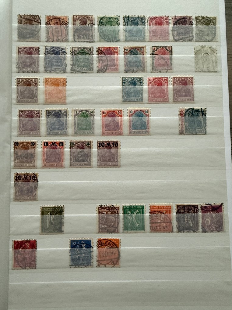 德意志帝國 1872/1945 - 收藏在一本库存簿 #4.3