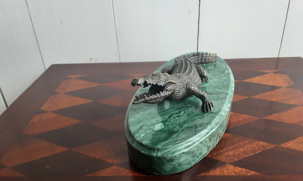 Posąg, Onbekend - 7 cm - brąz marmur #2.1