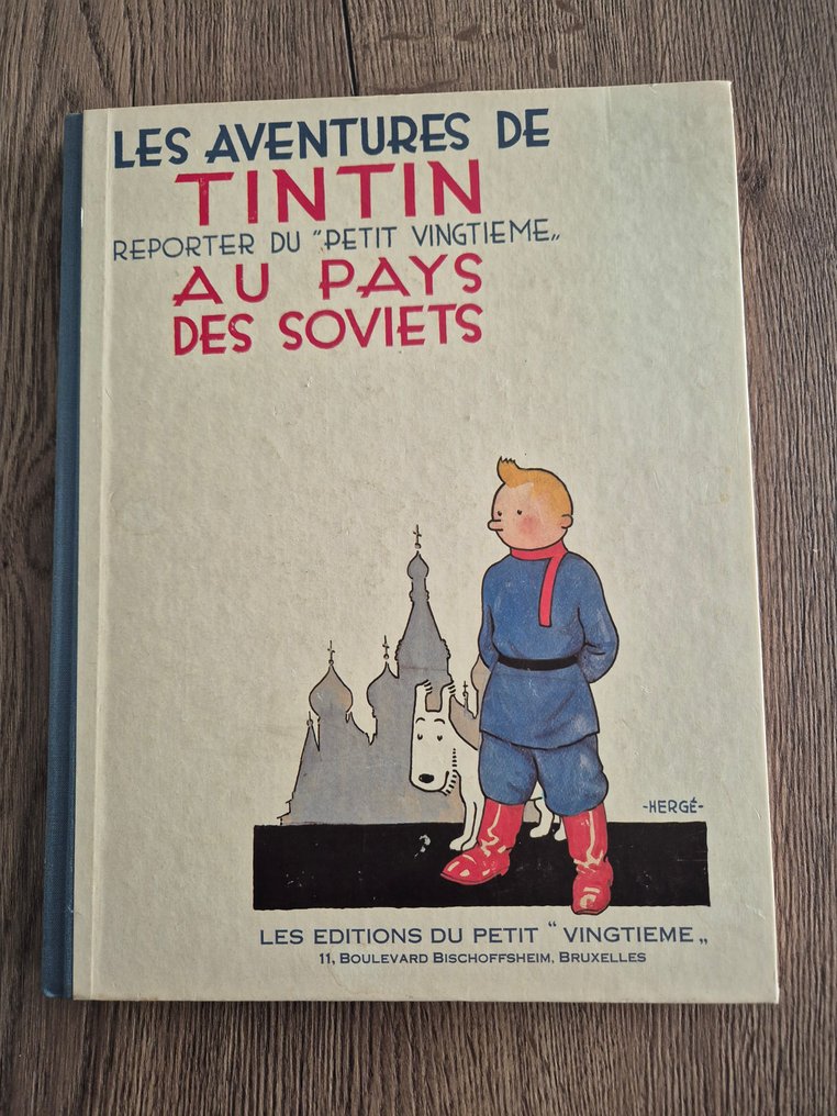 Tintin - 3x Tintin au Pays Des Soviets - 3 Album - Reprint - 1981/2017 #2.1