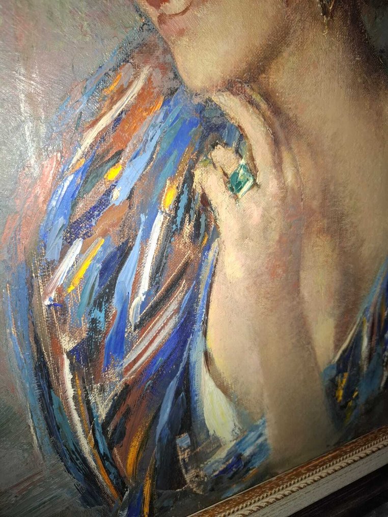 意大利学校 (XX) - Retrato de mujer #3.2