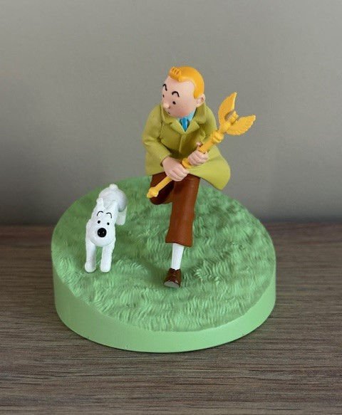 Diorama Moulinsart -  TINTIN SCEPTRE - Statuetta - Plastica #3.2