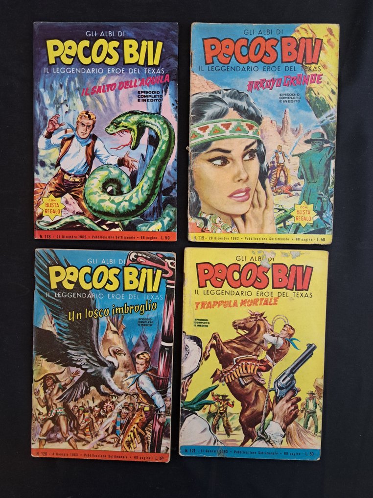 Gli Albi di Pecos Bill Fasani Completa e Figurine Sagomate SEPIM - 54 Comic - First edition #1.0