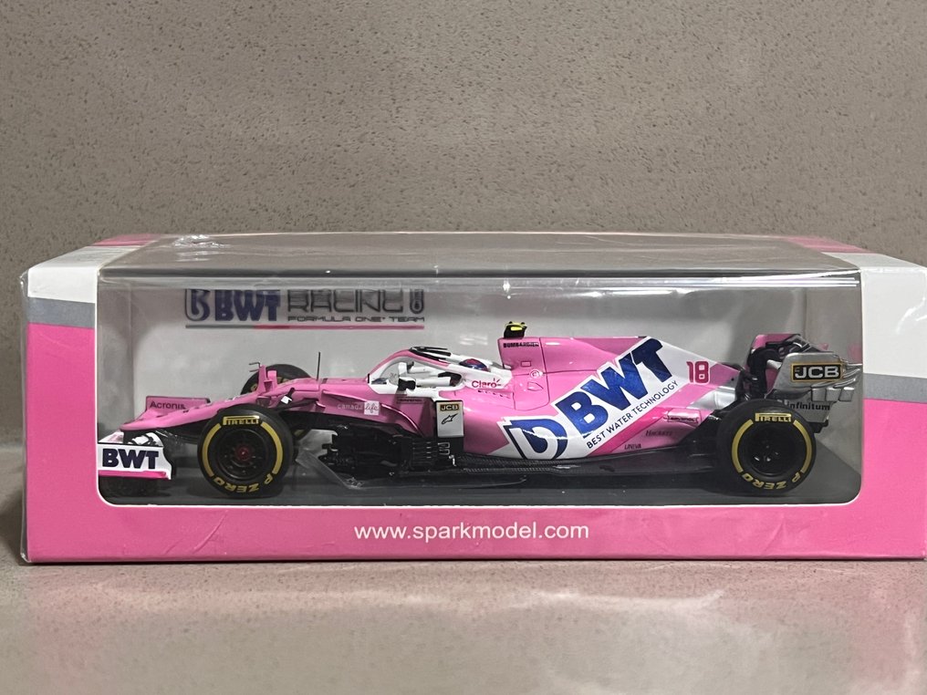 Spark 1:43 - Modellbil - BWT Racing Point RP20 3rd Italian GP 2020 - Mycket sällsynt #1.0