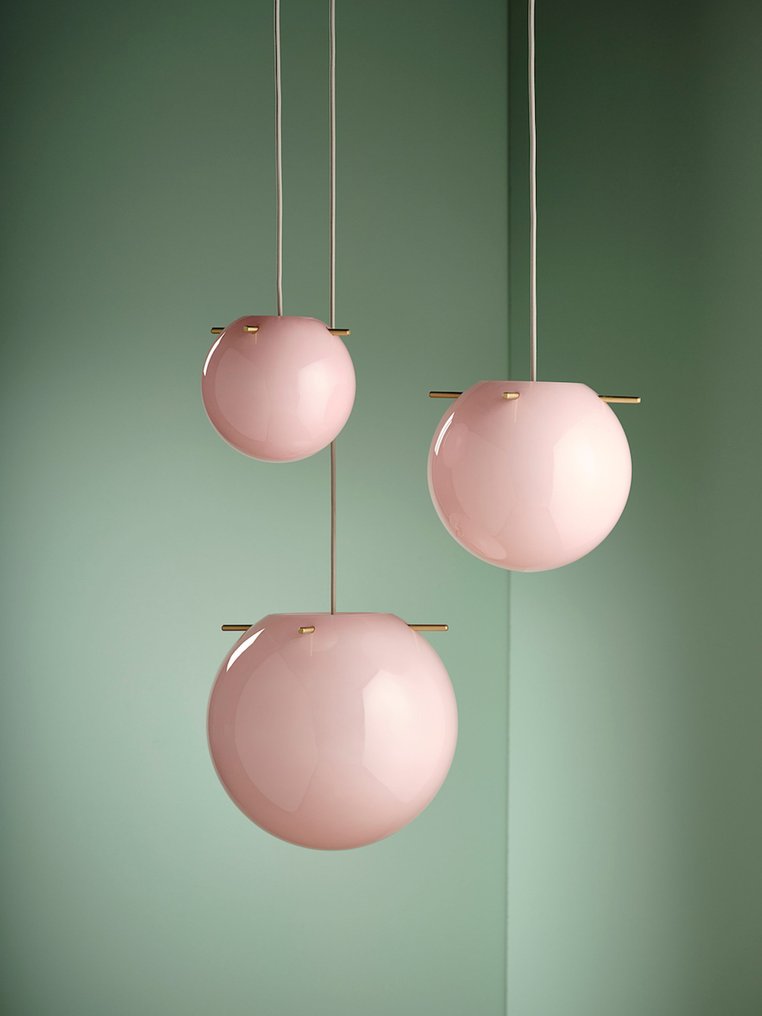 Frandsen - Jonas Birkebæk Poulsen - Κρεμαστό φωτιστικό - Κρεμαστό Koi Ø19 - Ρόζ - Μέταλλο, Γυαλί #3.2