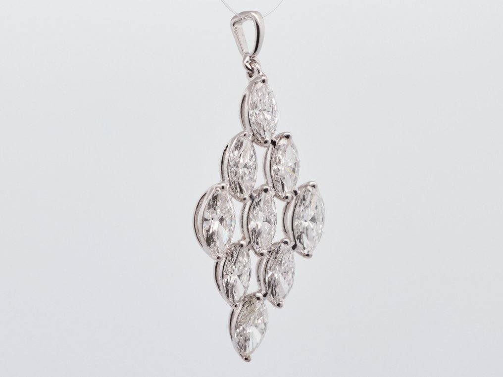 Ingen reservasjonspris - Anheng - 14 karat Hvitt gull - 2.41ct. tw. Diamant (Lab-dyrket) #1.0