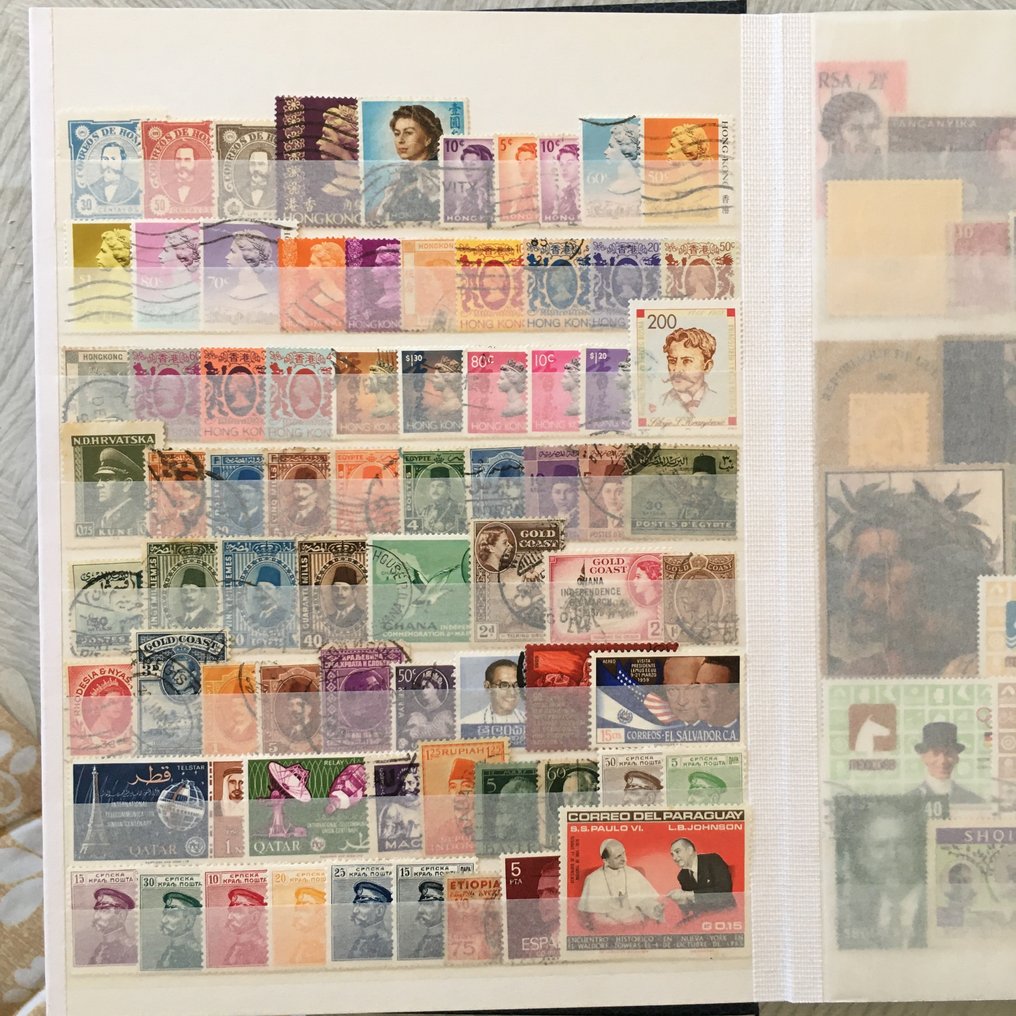 World  - Beautiful stamp collection with a theme: Historical Figures, new and used from around the world. #2.1