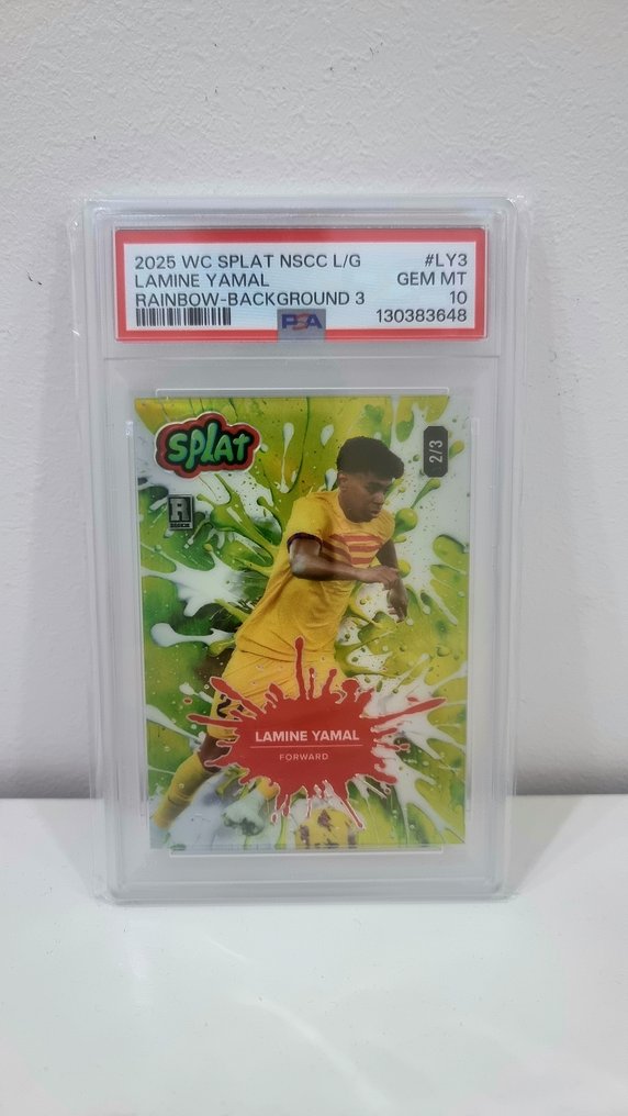 2025 Wild Card SPLAT Lamine Yamal Rookie - PSA 10 Graded card #2.1