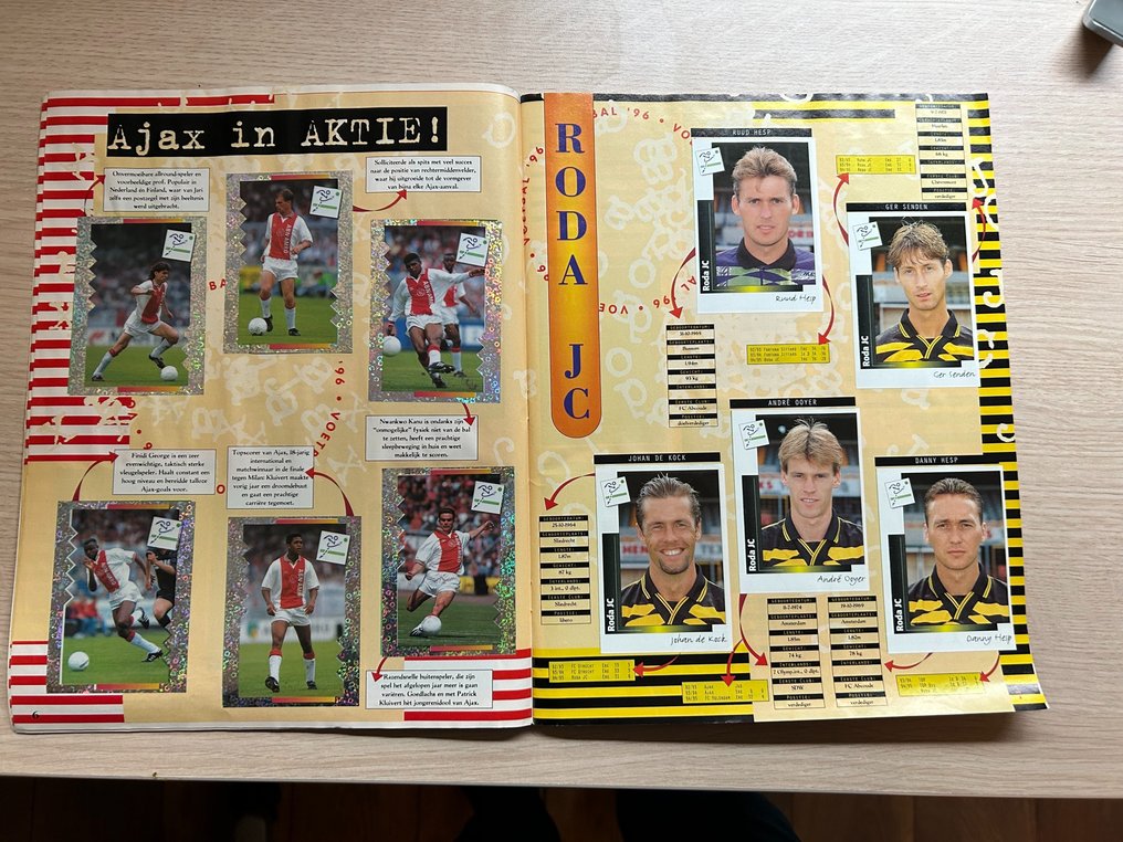 Panini Voetbal 96 - Second year Rookie Ronaldo - 1 Ολοκληρωμένο άλμπουμ - Good (GD) #3.2