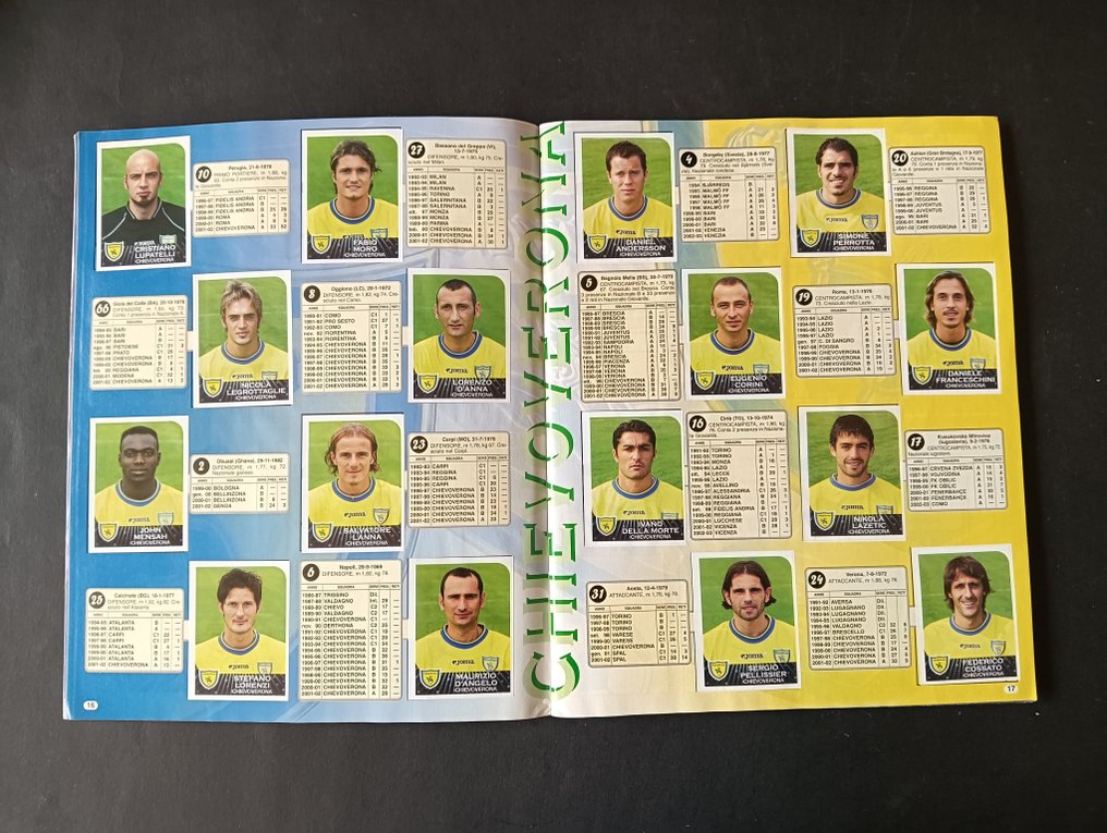 Panini Calciatori 2002-2003 completo con aggiornamenti - 1 Ολοκληρωμένο άλμπουμ - Excellent (EX) #3.2