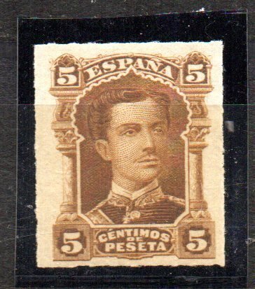 Ισπανία - Απορριφθείσα σφραγίδα του Αλφόνσο XII στην Ισπανία #1.0